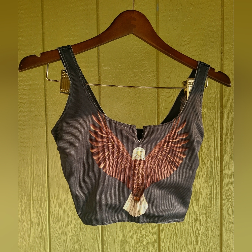 Eagle Graphic Crop Top